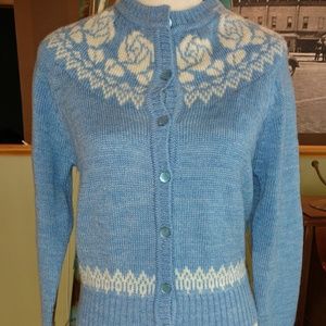 Vintage button sweater