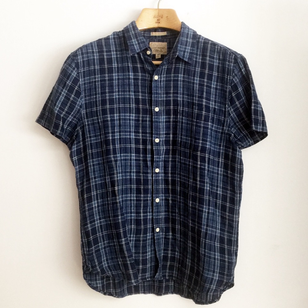 Like New Lucky Brand California Fit Linen Shirt