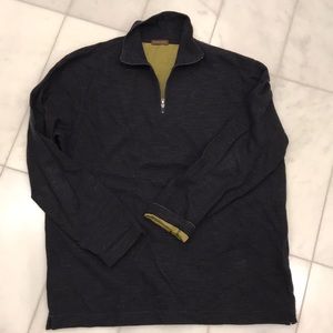 Pull over sweater 3/4 zipper