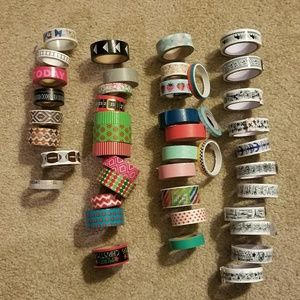 LOT of 44 rolls of washi tape