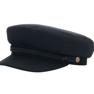 Black Brixton Fiddler Sailor Style Cap Hat