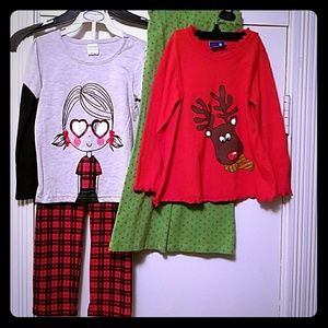 Wee Winter Woolies & Cutie Pue Girls Duo Set