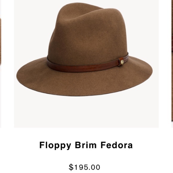 rag and bone floppy brim fedora pecan