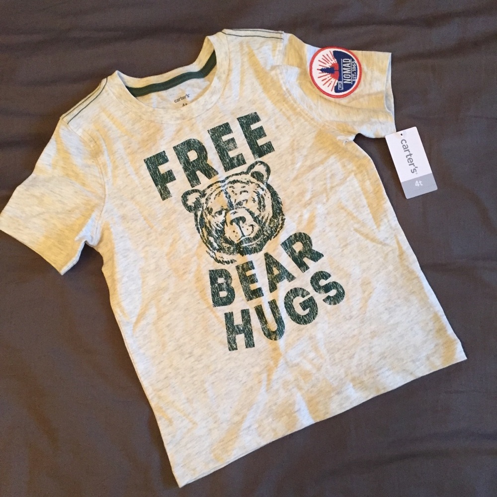 Carter’s bear hug tee NWT