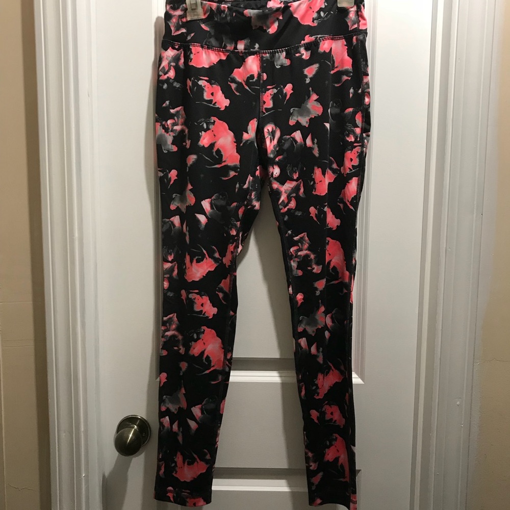 Floral workout pants