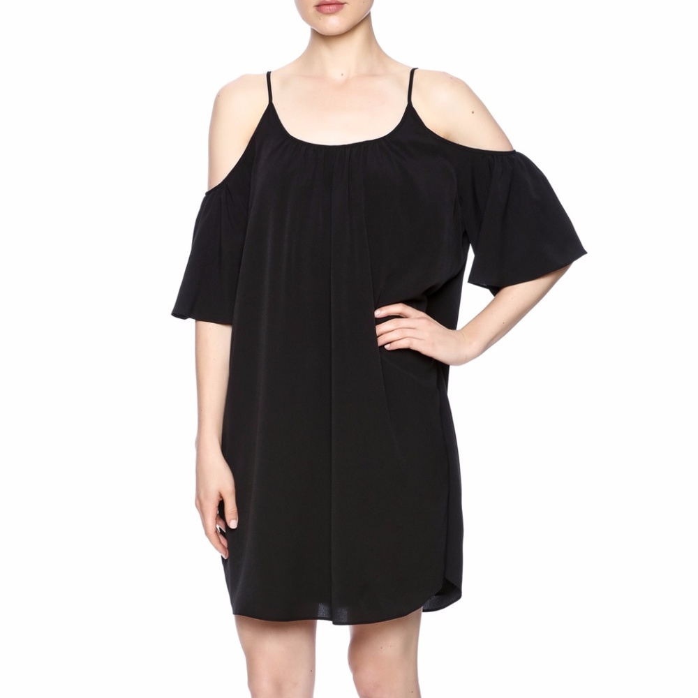French Connection Polly cold shoulder dress