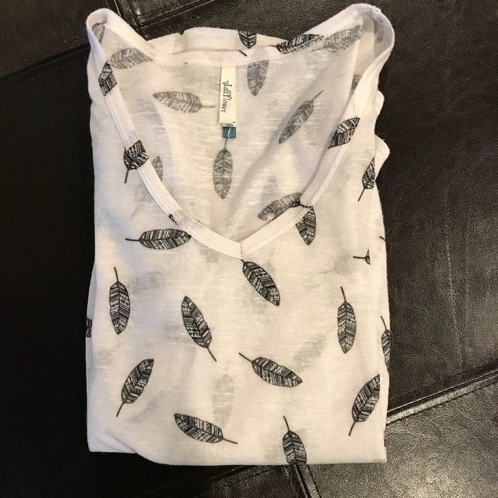 *Donating Soon* Sheer feather top