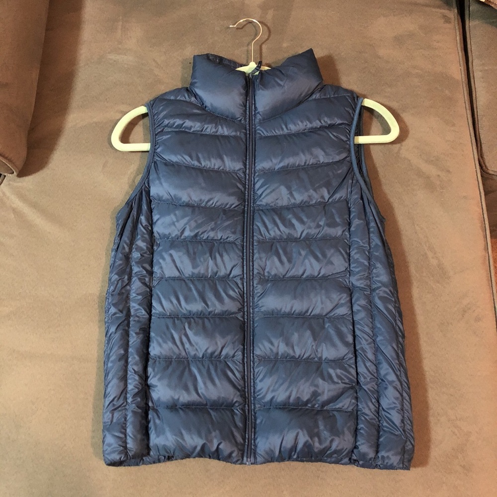 Blue vest from Uniqlo - gently worn!