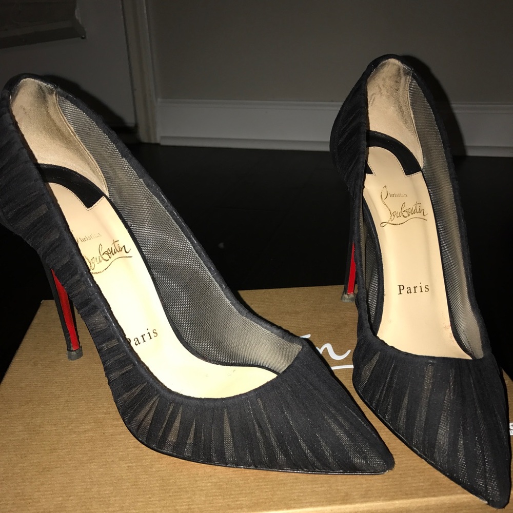 Black Follies Draperia Christian Louboutin
