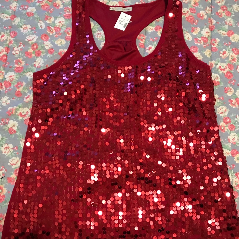Sequin Tank Top