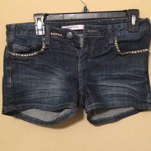 Studded denim shorts size 28