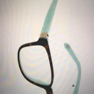 NEW-Tiffany & Co Havana with blue arm frames