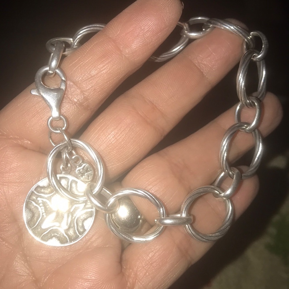 Silpada bracket, sterling