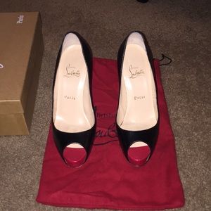 Christian Louboutin Peep Toe Heels
