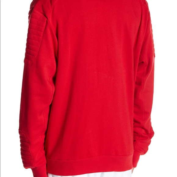 SOLD Men’s Pierre Balmain Quilted Moto Sweater - Picture 3 of 7