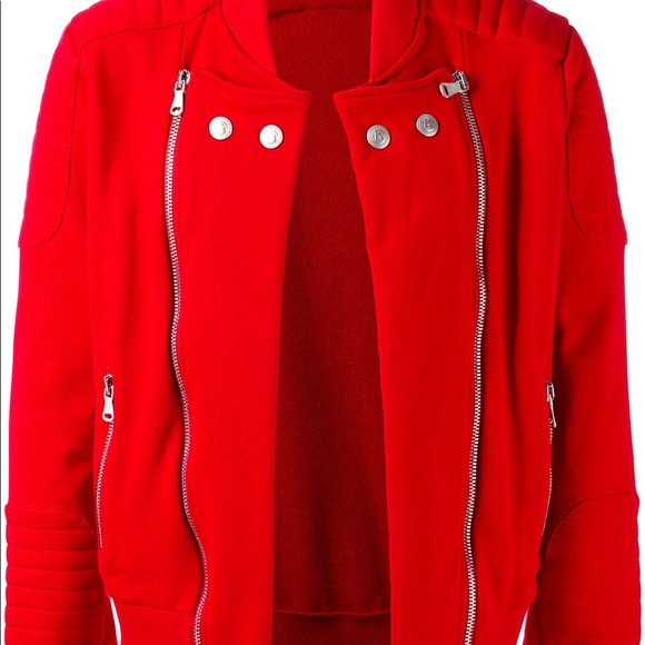 SOLD Men’s Pierre Balmain Quilted Moto Sweater - Picture 5 of 7