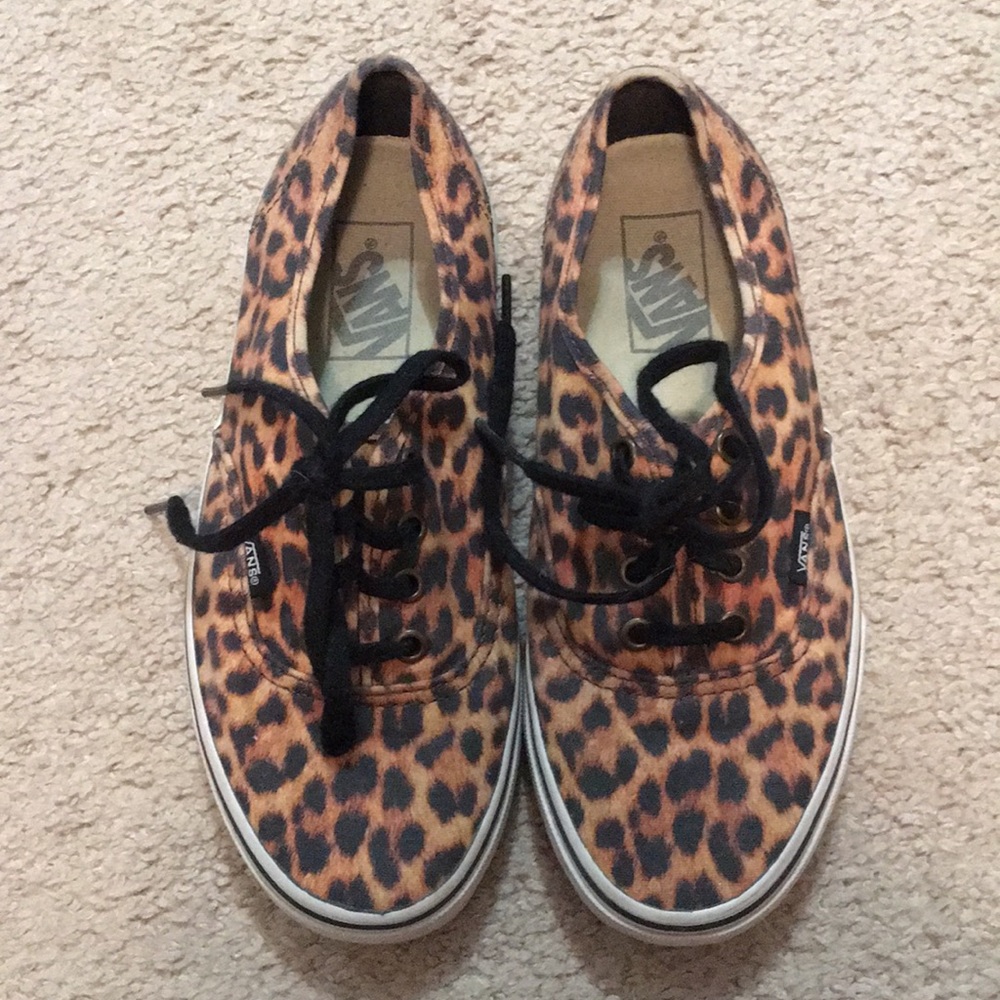 💞CLOSET CLEAR OUT💞 Cheetah Vans