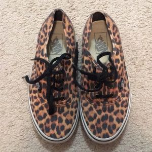 💞CLOSET CLEAR OUT💞 Cheetah Vans