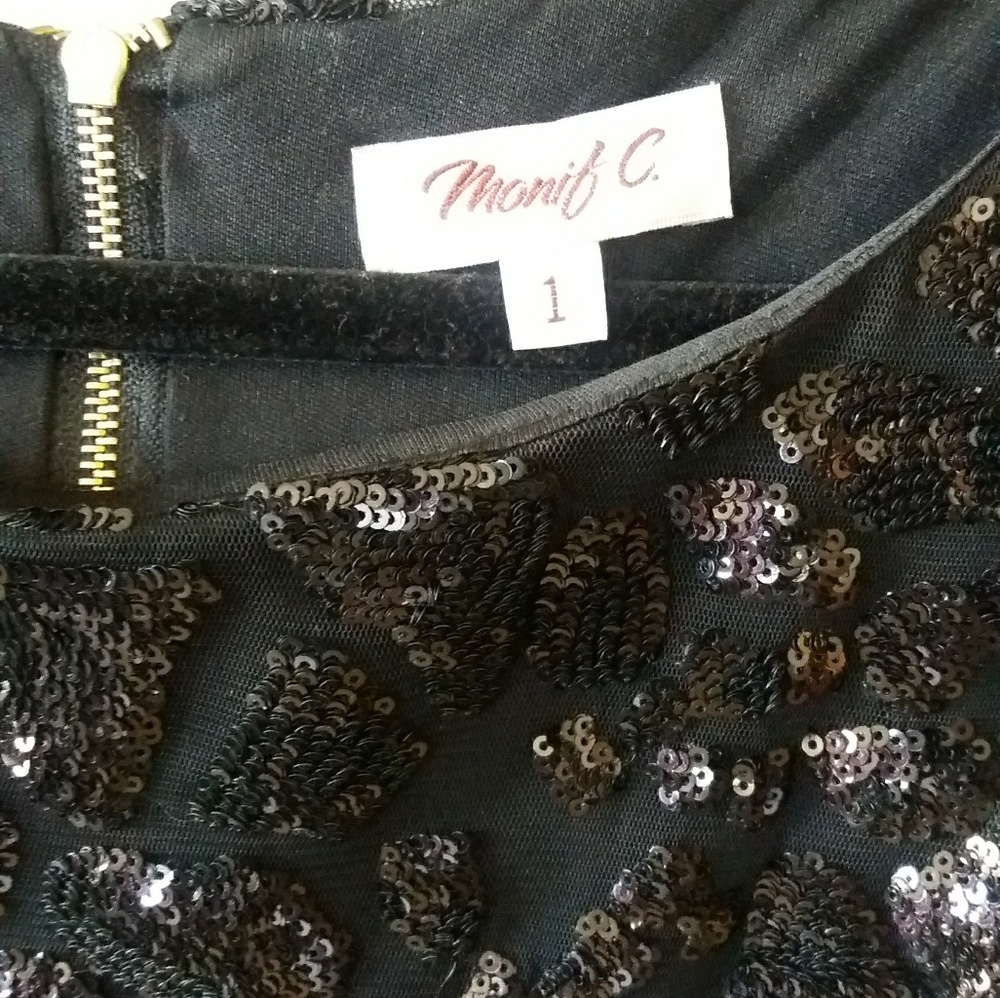 Little Black Sequin Dress