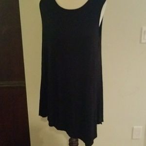 Asymmetrical jersey top