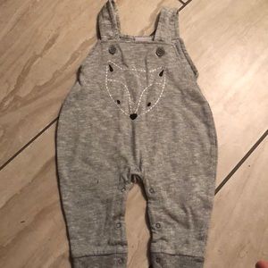 Grey overall  and shirt 6montha