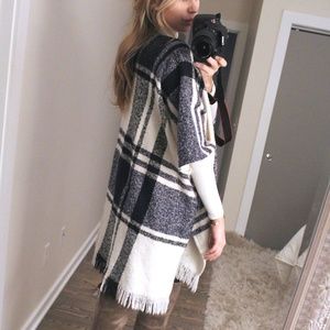 Blanket cardigan