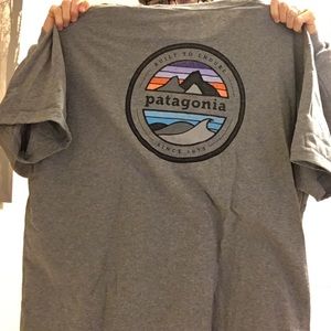 PATAGONIA Gray Shirt Large