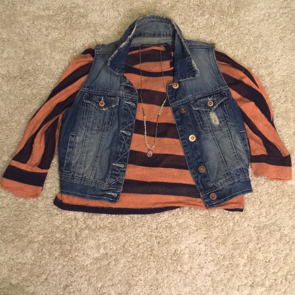 Medium denim vest