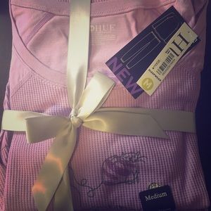 Cozy winter cat pajama set - top and pants