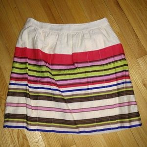 Loft Size 6 Striped trendy professional skirt
