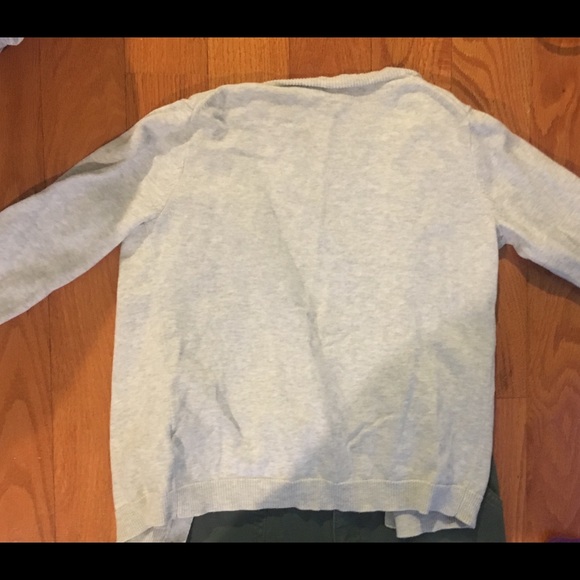 Crewcuts girls size 10 light gray cardigan - Picture 3 of 4
