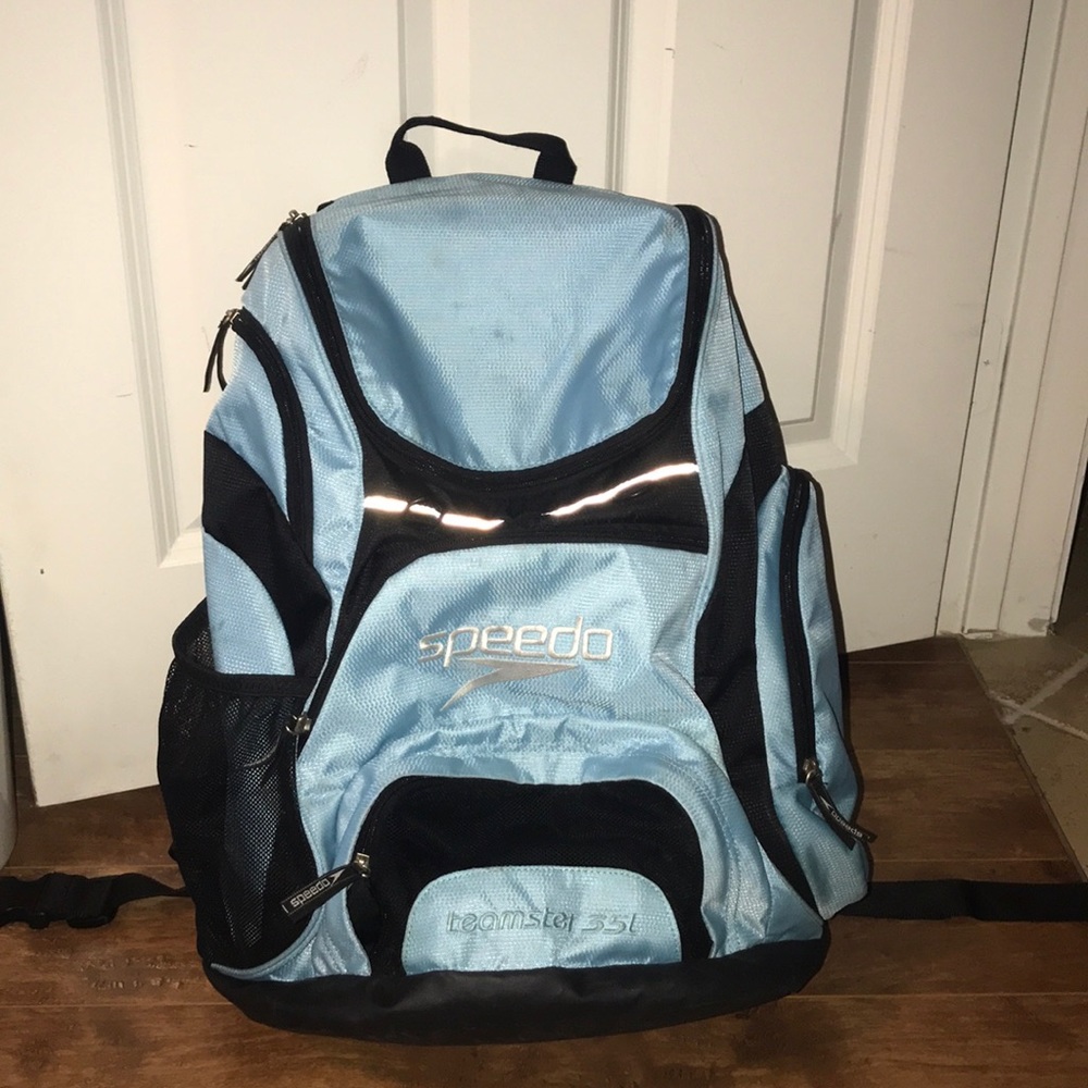Light Blue Speedo Swim Backpack Teamster 35L