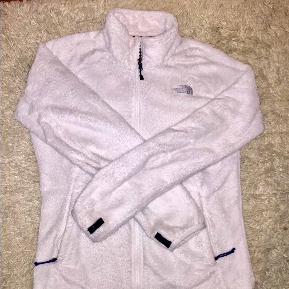 Women's white north face size M.
