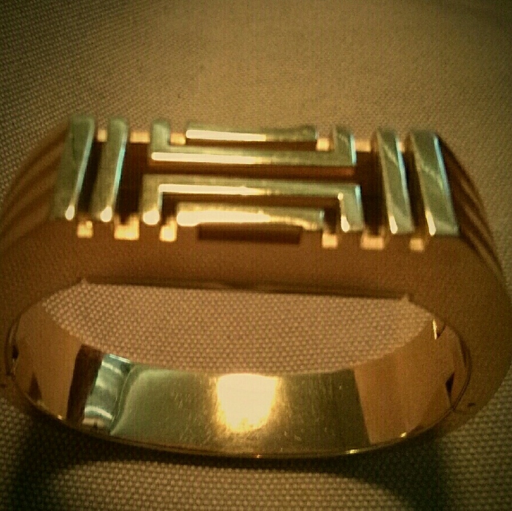 Tory Burch gold Fitbit bangle bracelet
