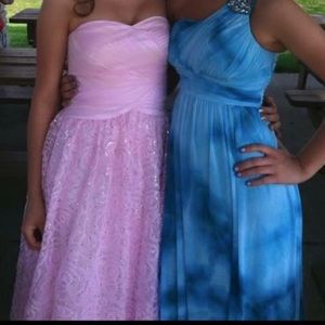 pink prom dress