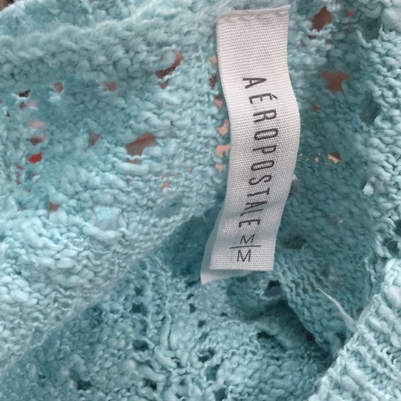 Blue Knit Long Sleeve Top - Picture 2 of 2