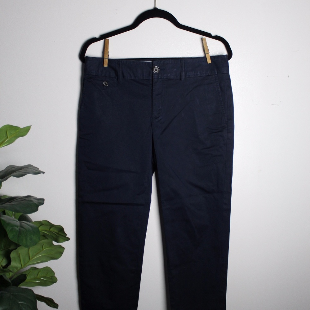 Banana Republic Navy Blue Stretch Pants
