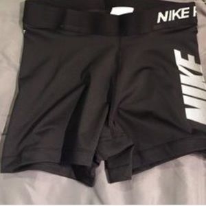 Nike Pro black spandex shorts