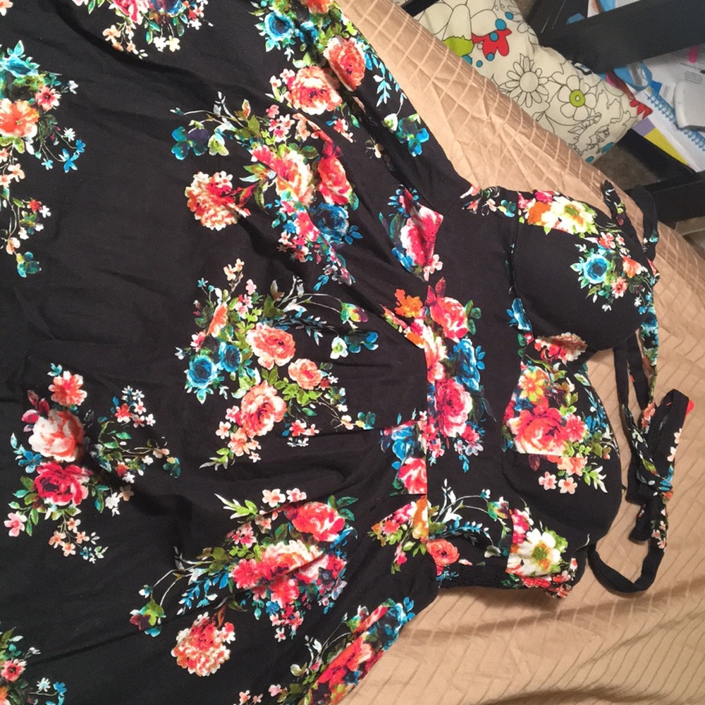 Black Floral Dress