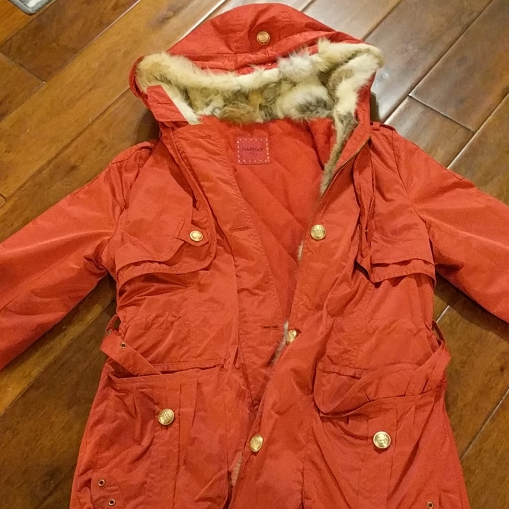 Womens NAF NAF red winter coat