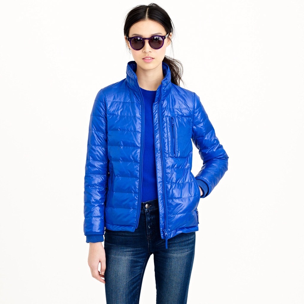 JCrew black Lightweight puffer jacket
