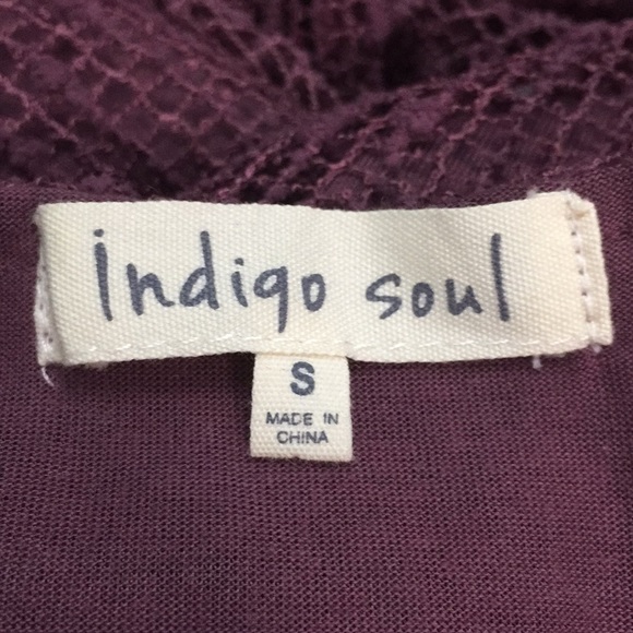 Purple 3/4 Sleeve Top - Picture 2 of 2