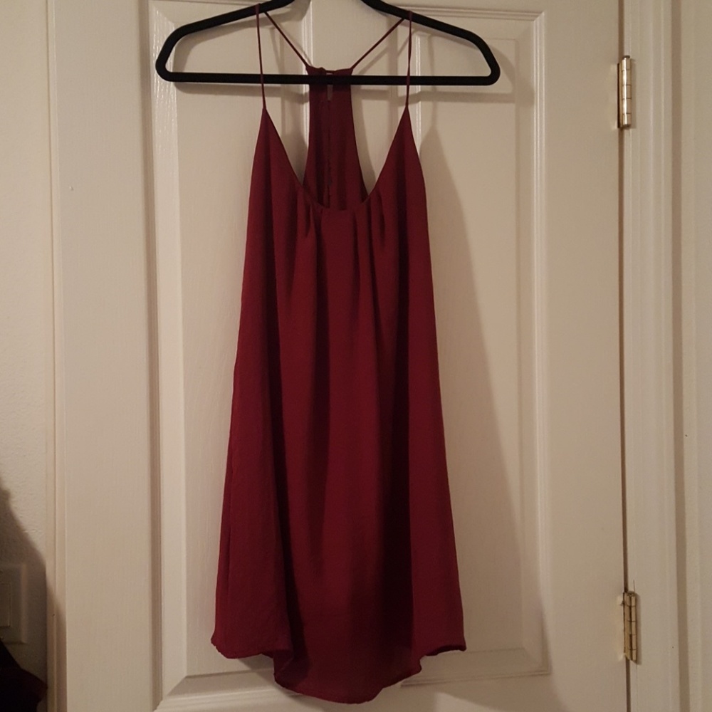 red dress