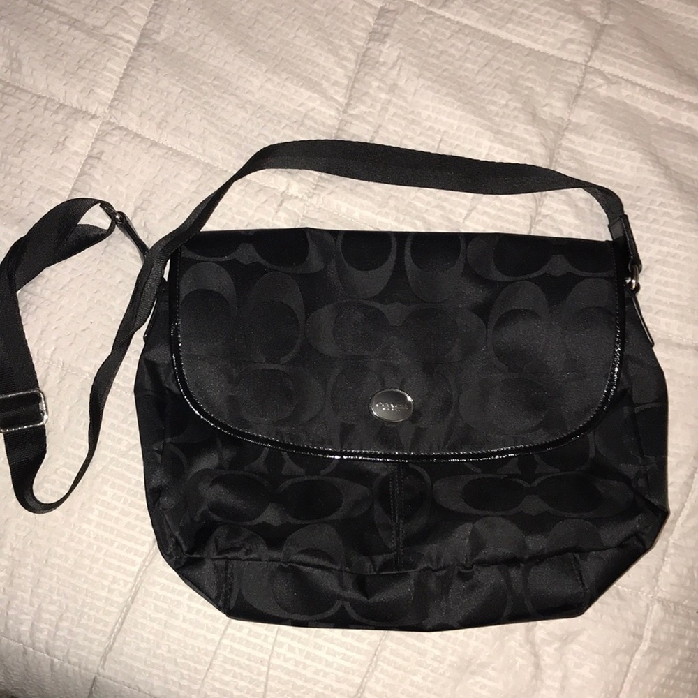 Black Coach Messenger Bag NWOT
