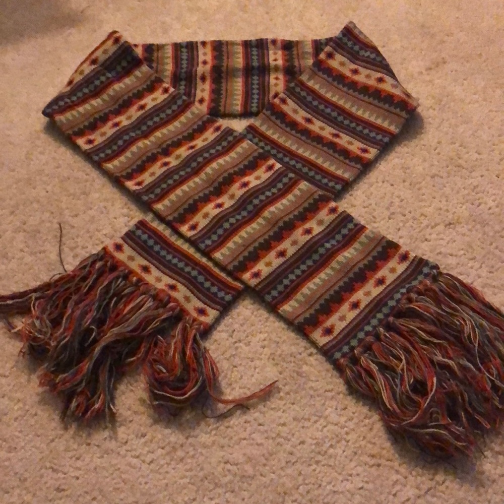 Multi- colored scarf