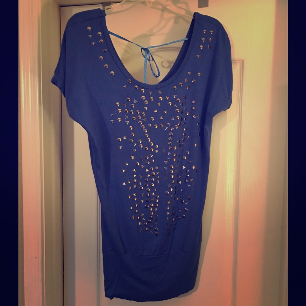 Blue Tunic style tank dress