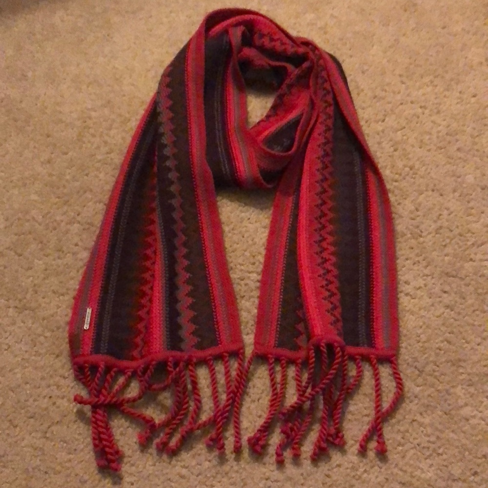Chevron winter scarf