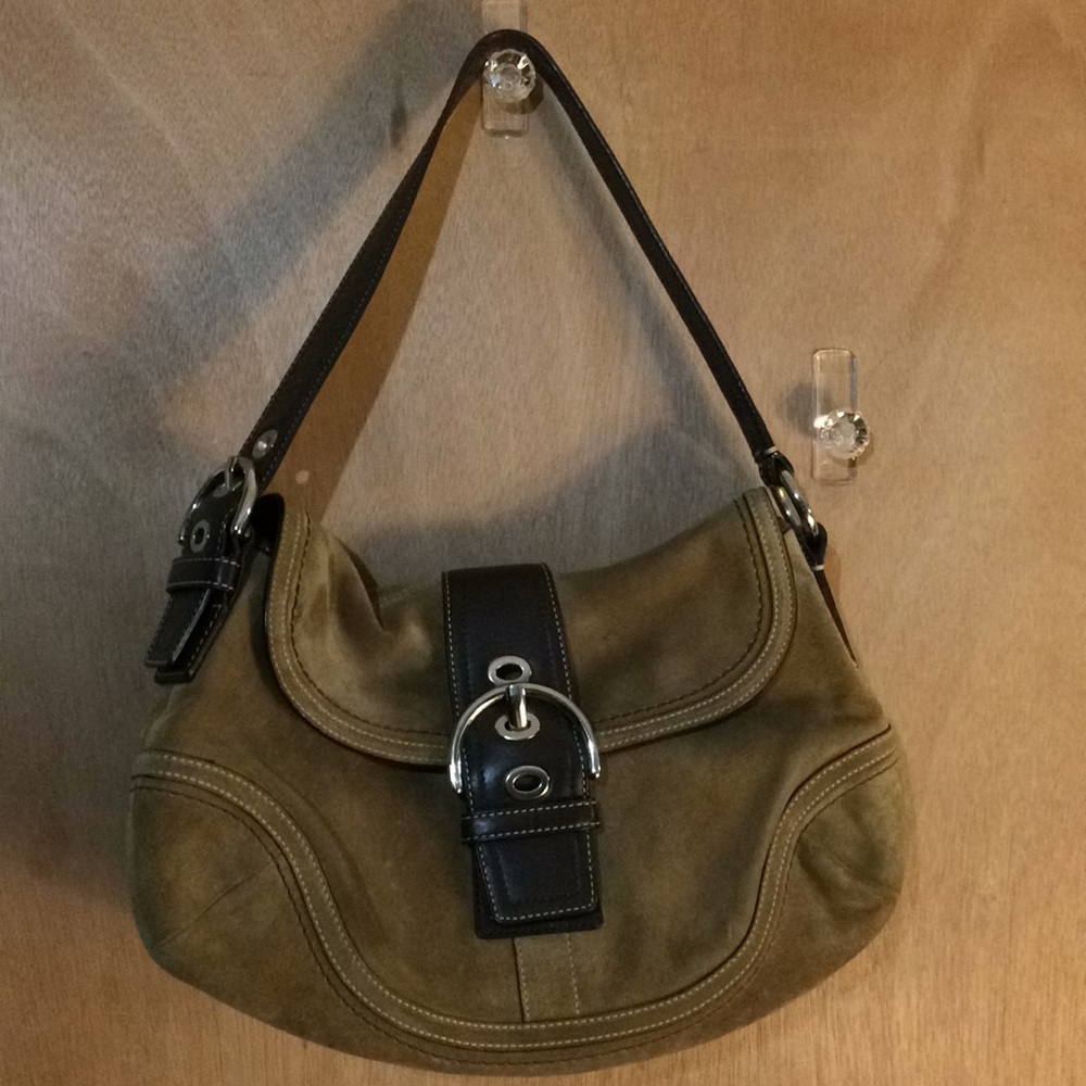 Coach suede purse