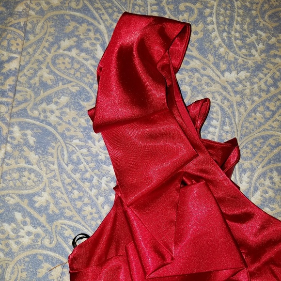 B.Smart Red Dress Jenifer Lopez - Picture 2 of 5