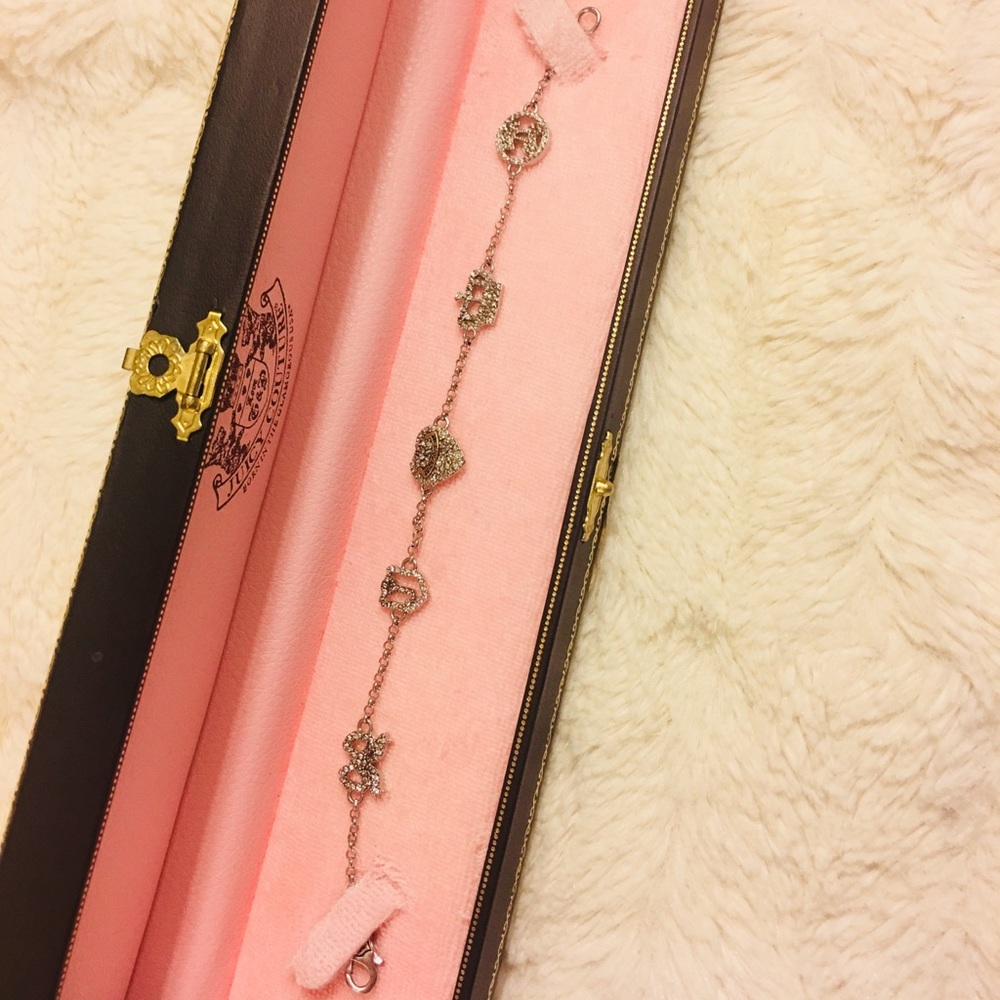 Juicy Couture Pavé charms bracelet